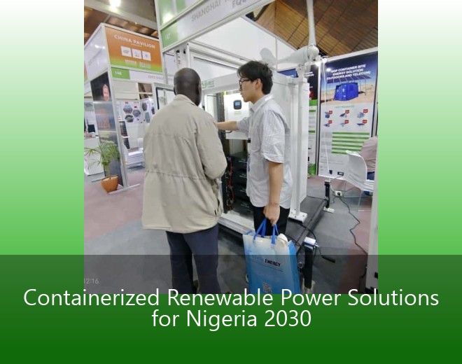 Containerized Renewable Power Solutions for Nigeria 2030